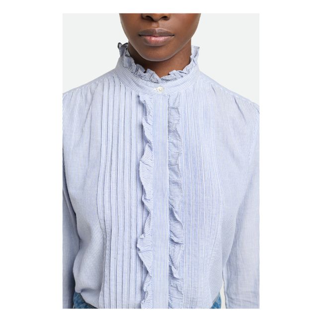 Chemise Rayures Nicolas | Bleu