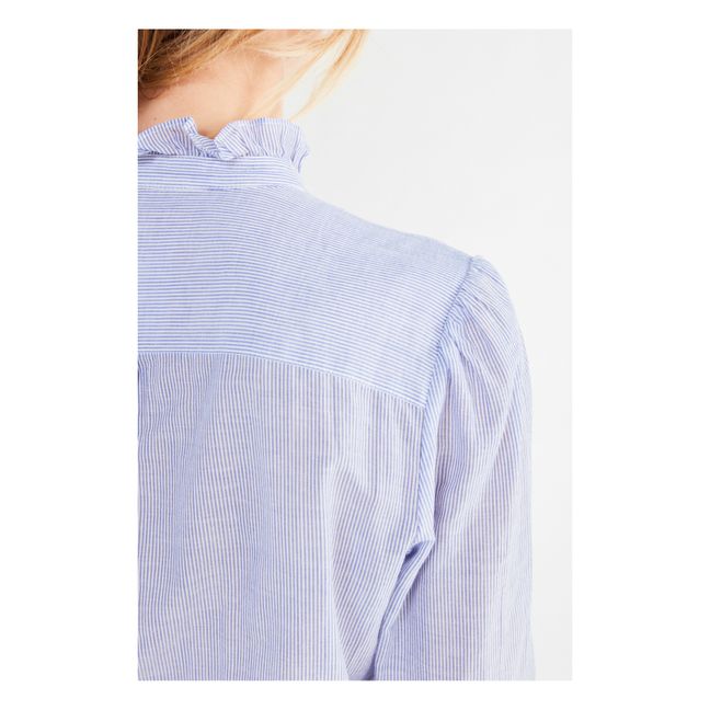 Chemise Rayures Nicolas | Bleu