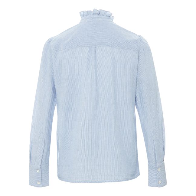 Hemd gestreift Nicolas | Blau