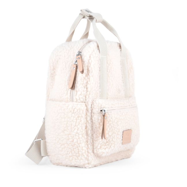 Bouclette Backpack | Blanc/Écru