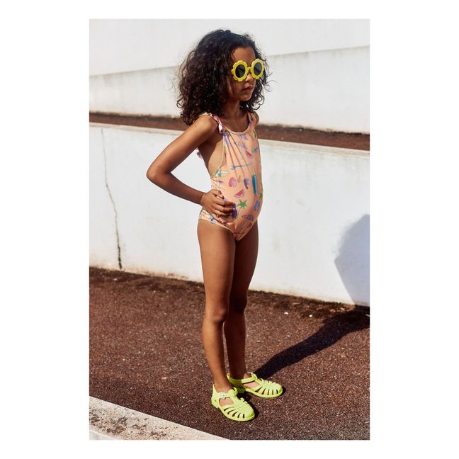 Maillot de Bain Une Pièce Damase | Abricot
