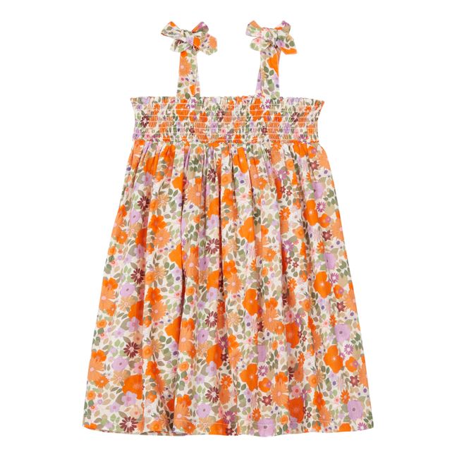 Kleid aus Bio-Baumwolle Dora | Apricot