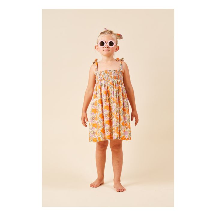 Kleid aus Bio-Baumwolle Dora | Apricot- Produktbild Nr. 1