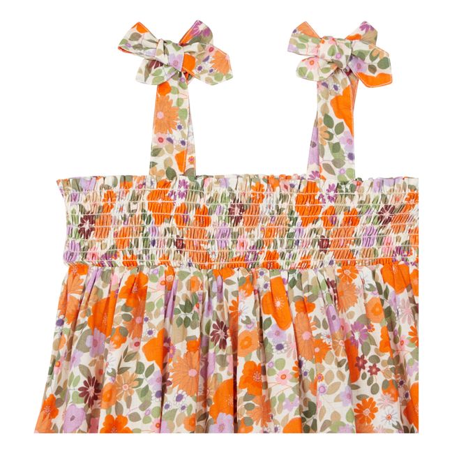 Dora Organic Cotton Dress | Apricot