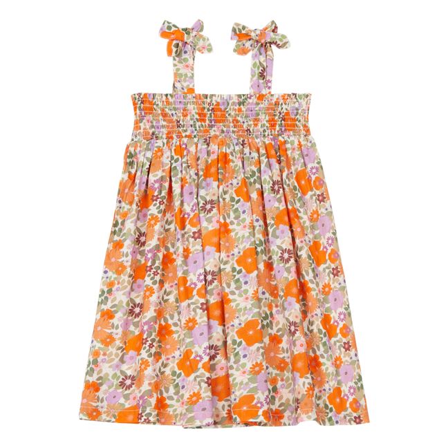 Dora Organic Cotton Dress | Apricot