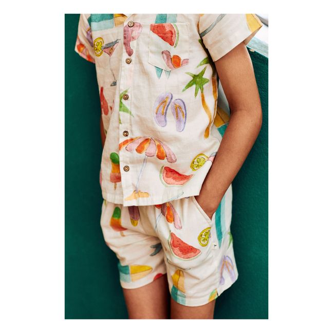 Delaido Shirt | Ecru