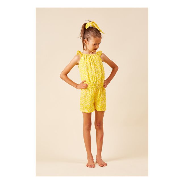 Danis Knot Bow Scrunchy | Yellow
