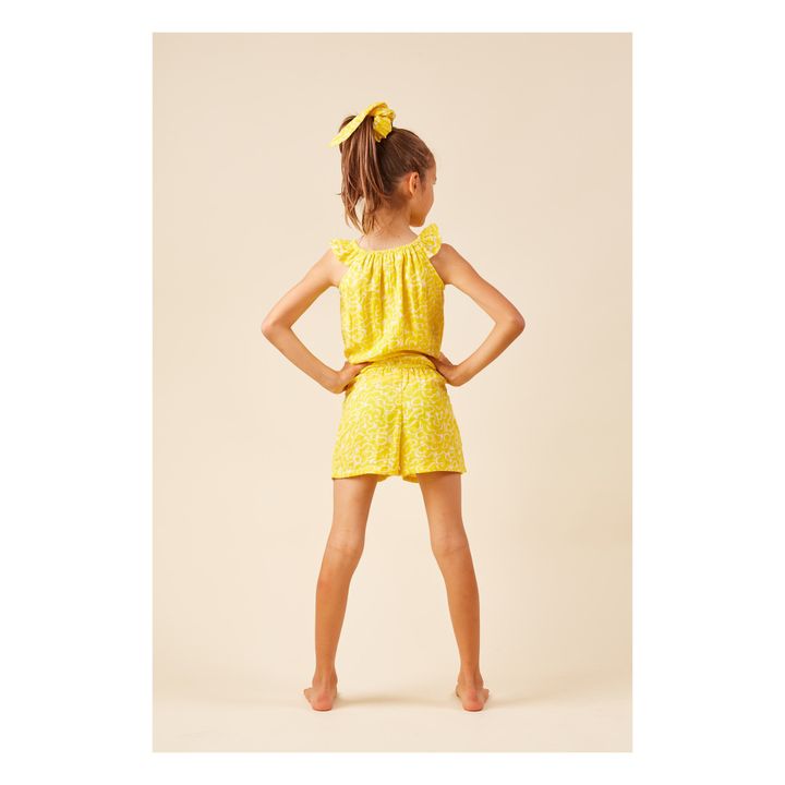 Danis Knot Bow Scrunchy | Yellow- Product image n°5
