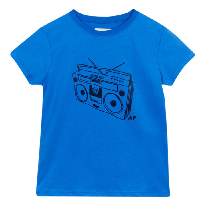 T-Shirt Bio-Baumwolle Dionisio | Blau- Produktbild Nr. 0