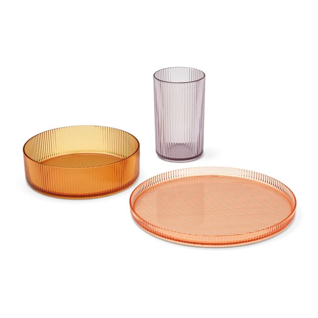 Essset aus Tritan Kain | Lila