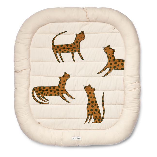 Tapis d'éveil en coton bio Amin | Beige