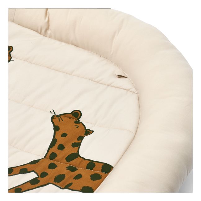 Tapis d'éveil en coton bio Amin | Beige