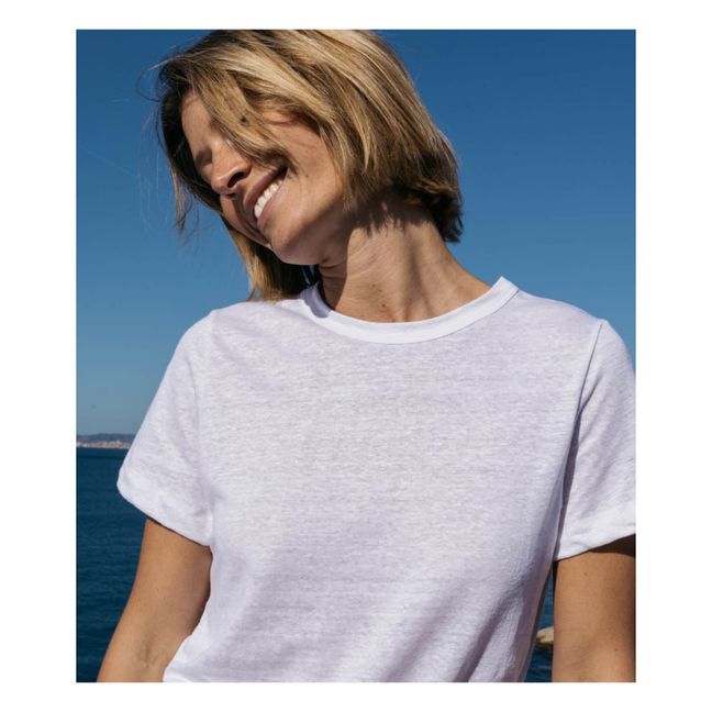 Camiseta de lino - Colección Mujer | Blanco