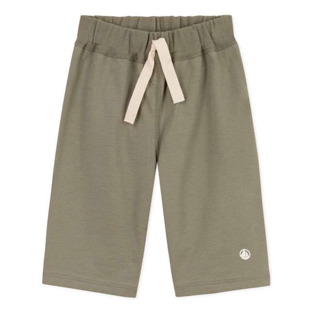 Organic Cotton Bermuda Shorts | Khaki