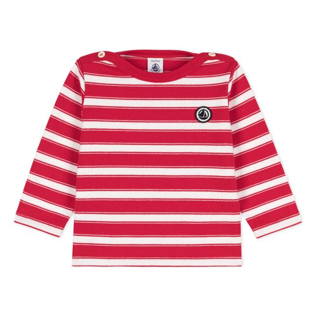 Thick Striped Jersey Sweater | Rot