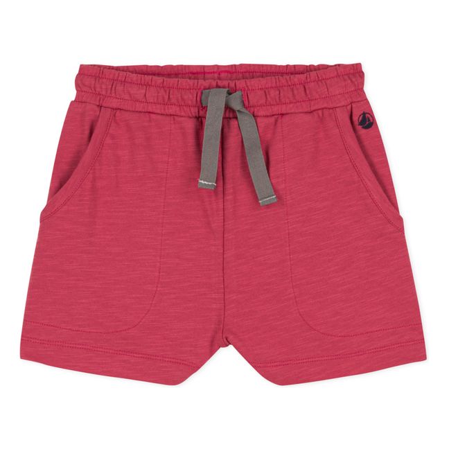 Organic Cotton Slub Jersey Shorts | Rosa