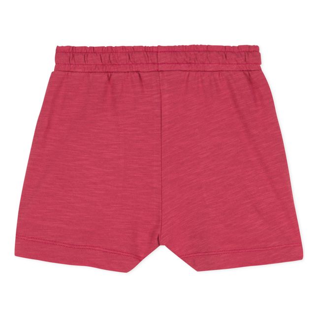 Organic Cotton Slub Jersey Shorts | Rosa
