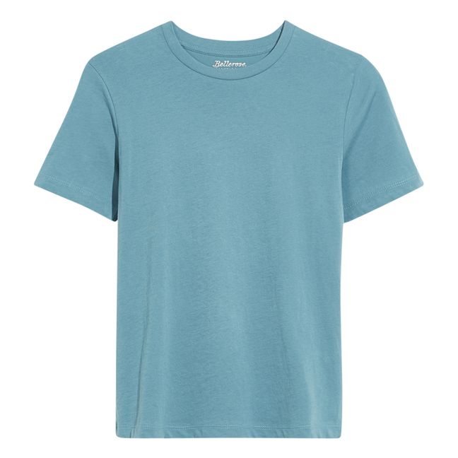 Vince Organic Cotton T-shirt | Grey blue