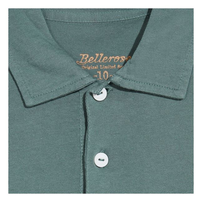 Komiu Organic Cotton Polo Shirt | Pfauenblau