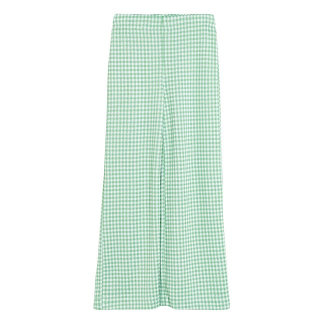 Pantaloni Vichy Fiona | Verde