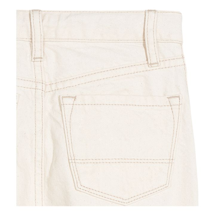 Pantalones vaqueros rectos Popies | Blanco- Imagen del producto n°2