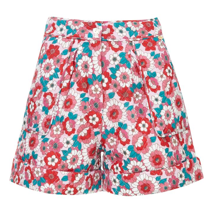 Blossom Quilted Shorts | Rojo- Imagen del producto n°0