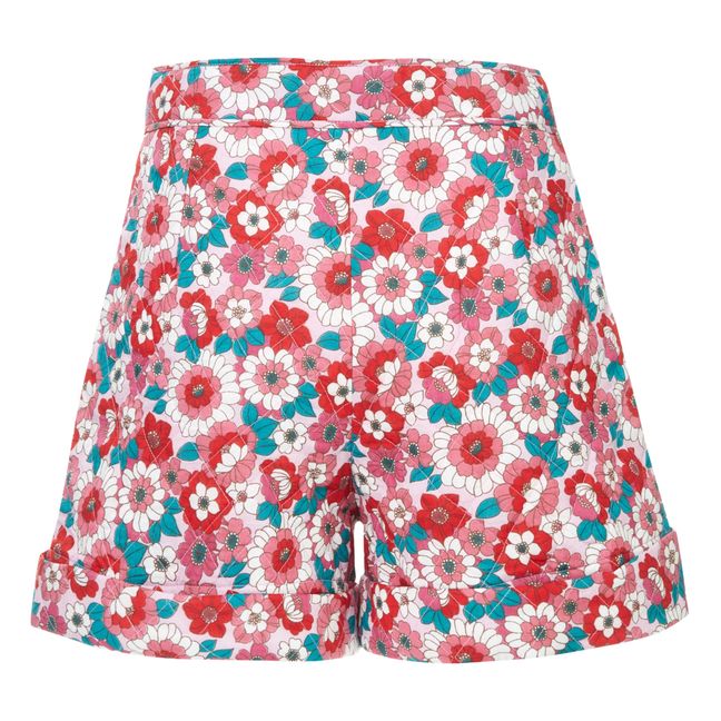 Blossom Quilted Shorts | Rosso