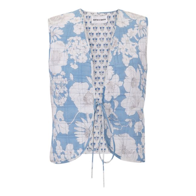 Chaleco acolchado Peony | Azul