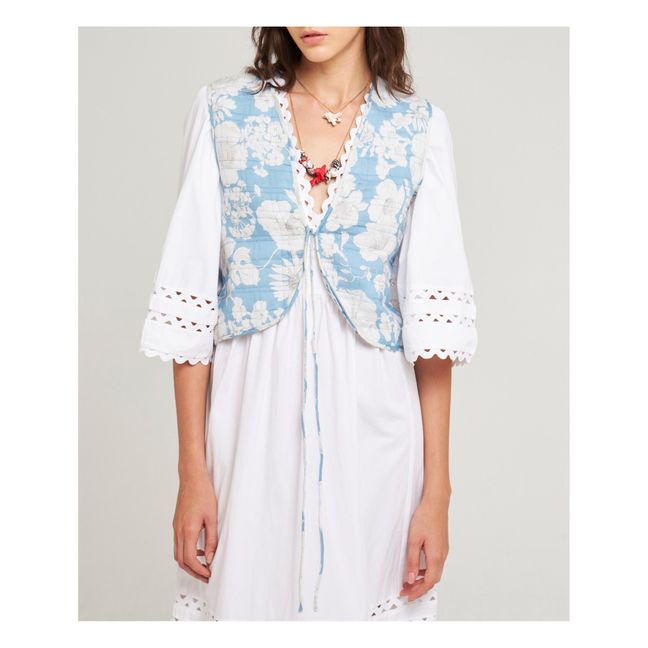 Chaleco acolchado Peony | Azul