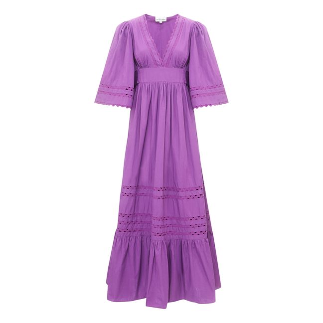 Robe Longue Roda | Violet