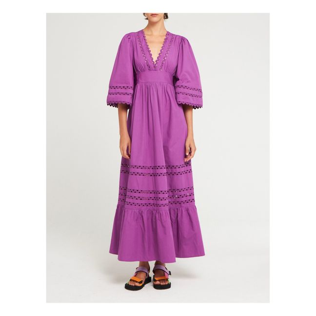 Robe Longue Roda | Violet