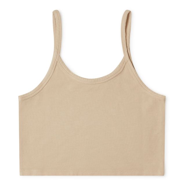 Cropped Organic Cotton Tank Top - Women’s Collection  | Powder