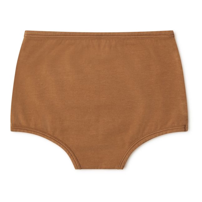 Boxershorts aus Bio-Baumwolle | Kamelbraun