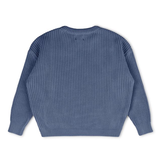 Maglione in cotone organico | Blu