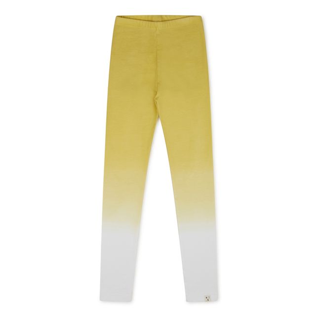 Legging Coton Bio Tie and Dye | Yellow