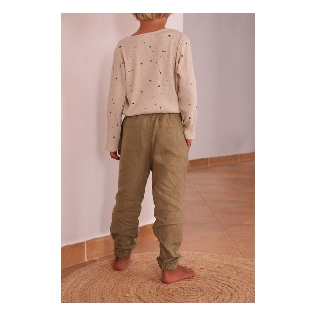 Easy Linen Pants | Khaki