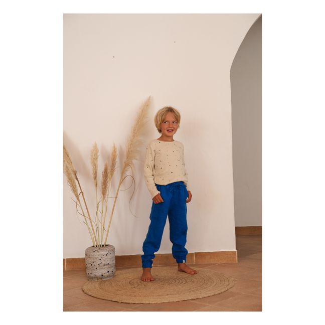 Pantalones de lino Easy | Azul