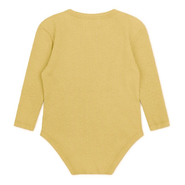 Body Coton Bio Côtelé | Vert