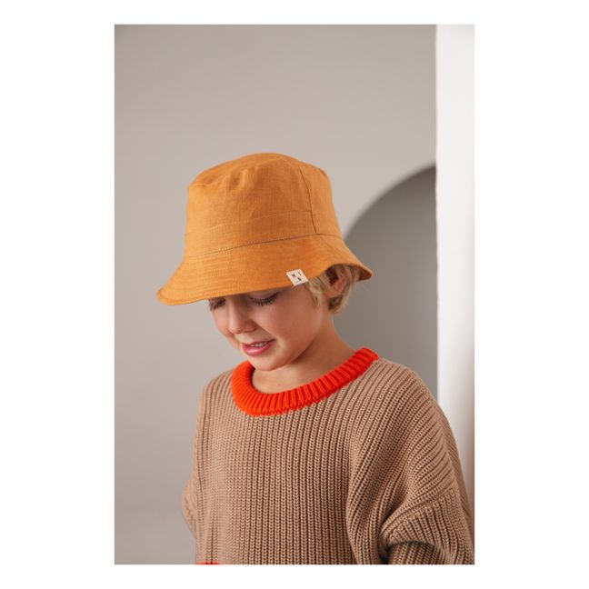 Cappello in lino | Ruggine
