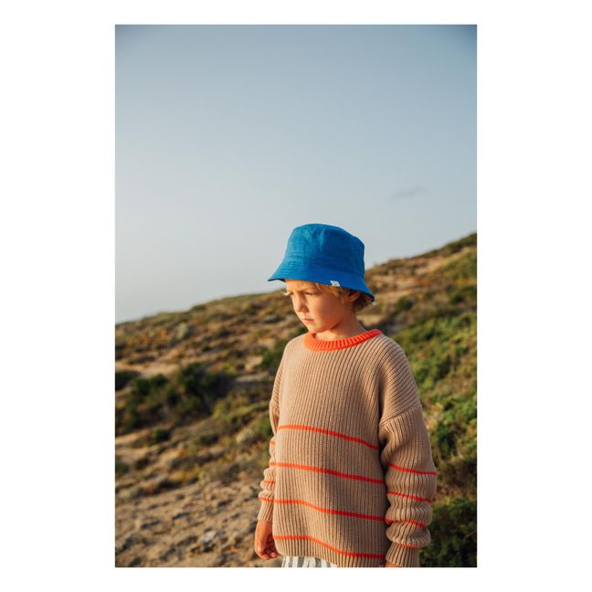 Linen Hat | Blu