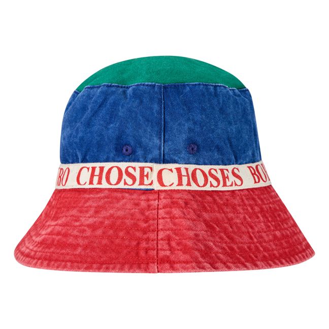 Boats Reversible Bucket Hat | Ecru