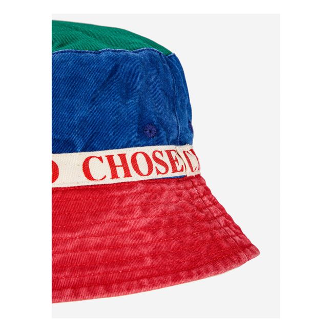 Boats Reversible Bucket Hat | Ecru