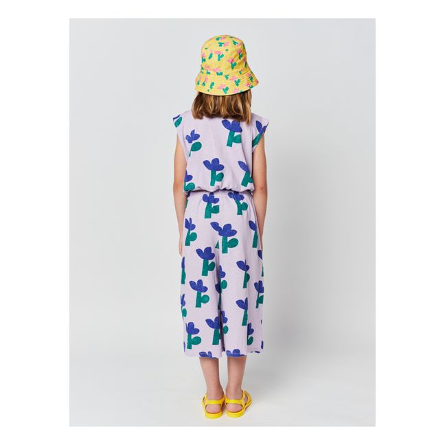 Organic Cotton Floral Pantskirt | Lilac