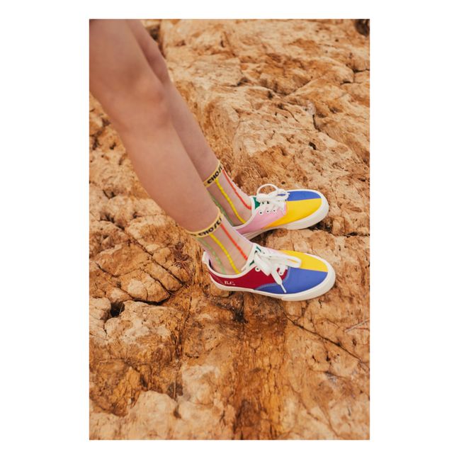 Zapatillas multicolor con cordones Forum | Azul