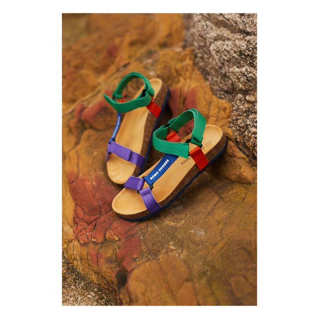Sandales Bicolores | Vert