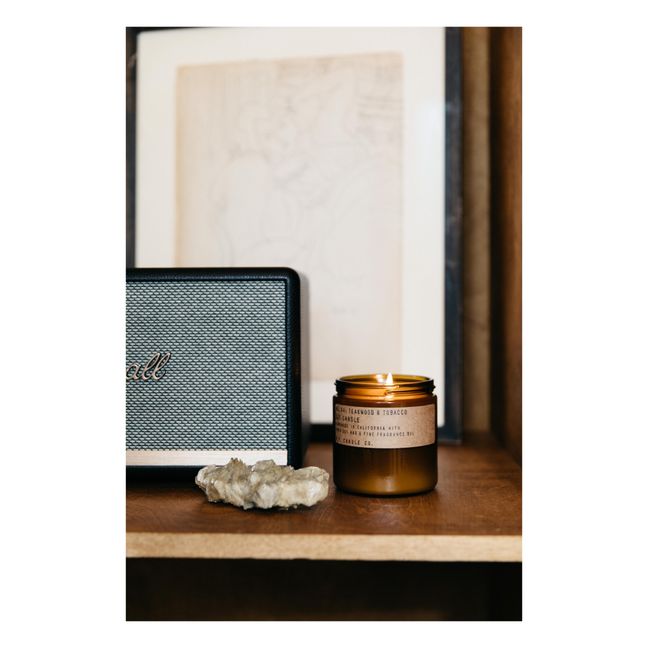 Vela de soja perfumada n°4 - Madera de teck y tabaco - 350 g