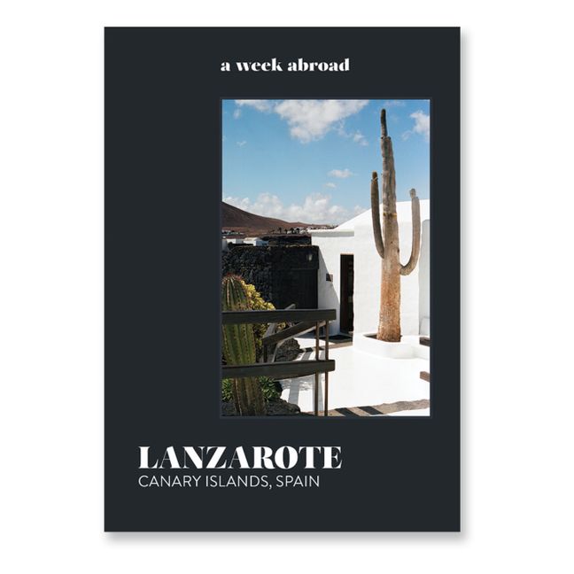 Libro de viaje - Lanzarote | Negro