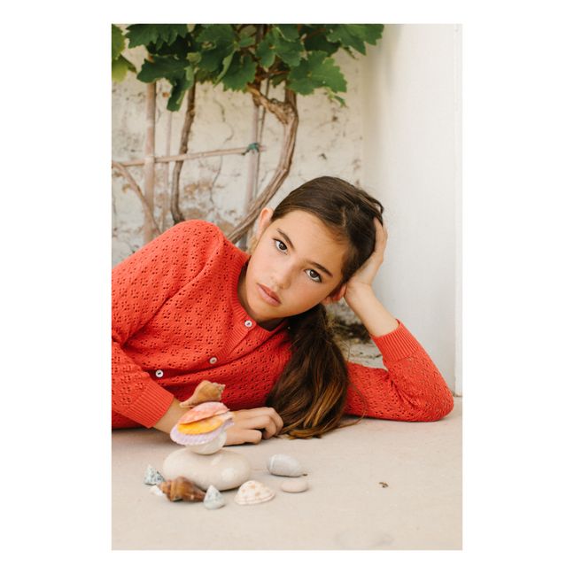 Cardigan June | Rouge