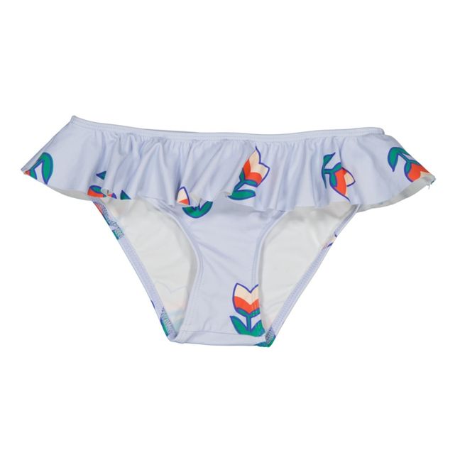 Bas de Maillot de Bain Anti UV Tulipes | Bleu ciel