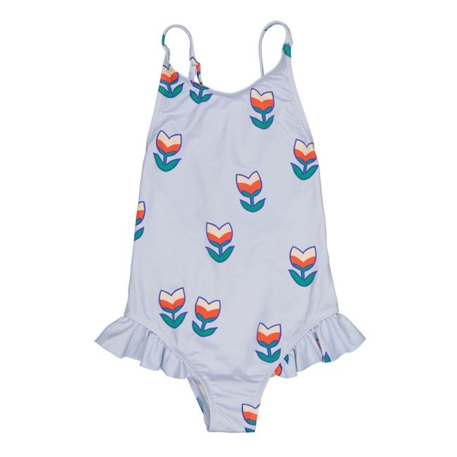 Maillot de Bain Tulipes | Bleu ciel